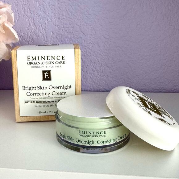New! EMINENCE Organic Bright Skin Overnight Correcting Cream, 60ml/2oz